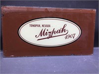 Vintage Tonopah Mizpah Hotel Slot Glass. 15x8