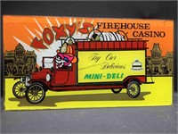 Vintage Vegas Foxy’s Firehouse Casino Slot Glass.