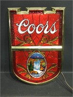 Coors Advertising Bar Light/ Sign (Plastic).