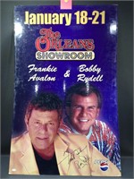 Frankie Avalon & Bobby Rydell Autographed Lobby