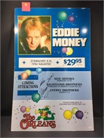 Eddie Money Autographed Lobby Poster From The