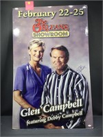 Glen Campbell Autographed Lobby Poster From The