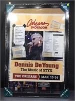 Dennis DeYoung Autographed Lobby Poster/Collage