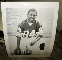 Autographed #84 Gary Clark Redskins Photo