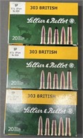 60 rnds Sellier & Bellot .303 British Ammo