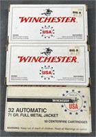 150 rnds Winchester .32 Auto Ammo