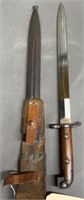 European Bayonet,Metal Sheath,Leather Frog