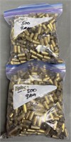 1000 rnds 9mm Brass