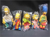 Meet The Simpsons 1990 Burger King Dolls/Toys.