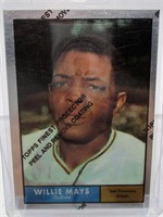 1996 Topps Finest Willie Mays No 150 Baseball Card