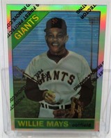 1996 Topps Finest Willie Mays No 1 Baseball Card