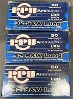 150 rnds PPU .32 S&W Long Ammo
