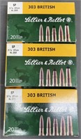 60 rnds Sellier & Bellot .303 British Ammo