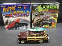 Hoppin’ Impala 1/25 Scale Car Kits and Ford Woody