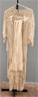 (2) Antique 1910 Edwardian Dresses & Silk Nightie