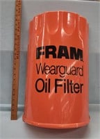Fram Wearguard Oil Filter Advertising - Plastic