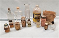 Antique Pharmacuetical Bottles / Cattle Medicine -