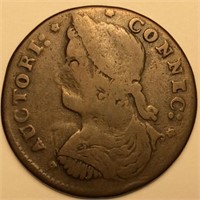 1787 Connecticut Copper  M33.15  F