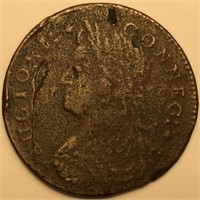 1787 Connecticut Copper  M37.5-E VF