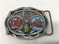 Vintage Fireman / Firefighter Belt Buckle