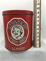 Vintage Musser’s Potato Chips Tin