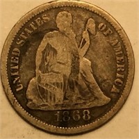 1868 10C F