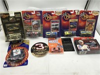 Dale Earnhardt Cars + Playing Cards + Sticker