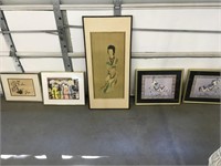 Lot Of 5 Artwork Pieces
