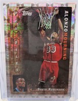 1996 Topps Pro Files Alonzo Mourning Card