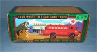 Vintage Texaco cast metal truck bank