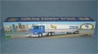 Vintage Sunoco talking tanker truck