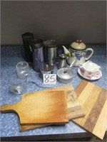 Drinkware Mugs - Tea Pot - Cutting Boards