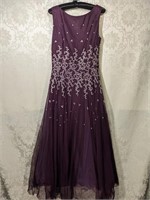 ABS Evening by Allen Schwartz Purple Evening Gown