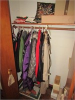 contents of closet incl:coats