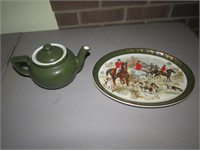 england plate & hall teapot