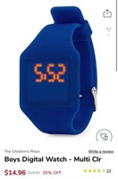 Kids blue digital watch - the childrens place