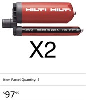 X2 Hilti Injectable Mortar Epoxy Hybrid adh HY
