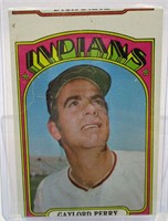 1972 Topps Gaylord Perry Misscut Error Card