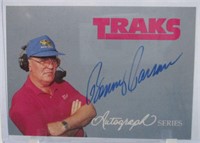 1992 Traks Benny Parsons Autograph Racing Card