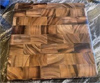 Large 35cm x 35cm Wooden Cutting Board 
Little