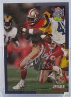 1994 Classic Jerry Rice Autographed Football Card