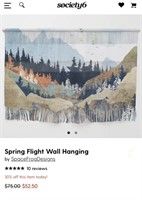Society6 Spring Flight Wall Hanging
Large 47" x