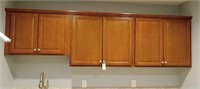 UPPER CABINETS IN LAUNDRY ROOM W/ LIGHTS