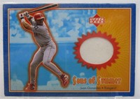 2002 Upper Deck Juan Gonzalez Game Used Pants Card