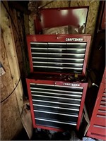 Double Stack Craftsman Toolbox with tools