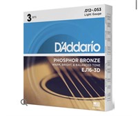 D’Addario EJ16-3D Phosphor Bronze Acoustic Guitar