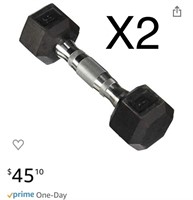 X2 CAP Barbell Coated Hex Dumbbell with Contoured