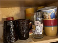 Glasses, Cups & Kahlua Mugs