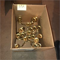 5 brass candle holder