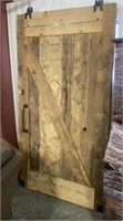 Barn wood door 
82 tall 46 wide